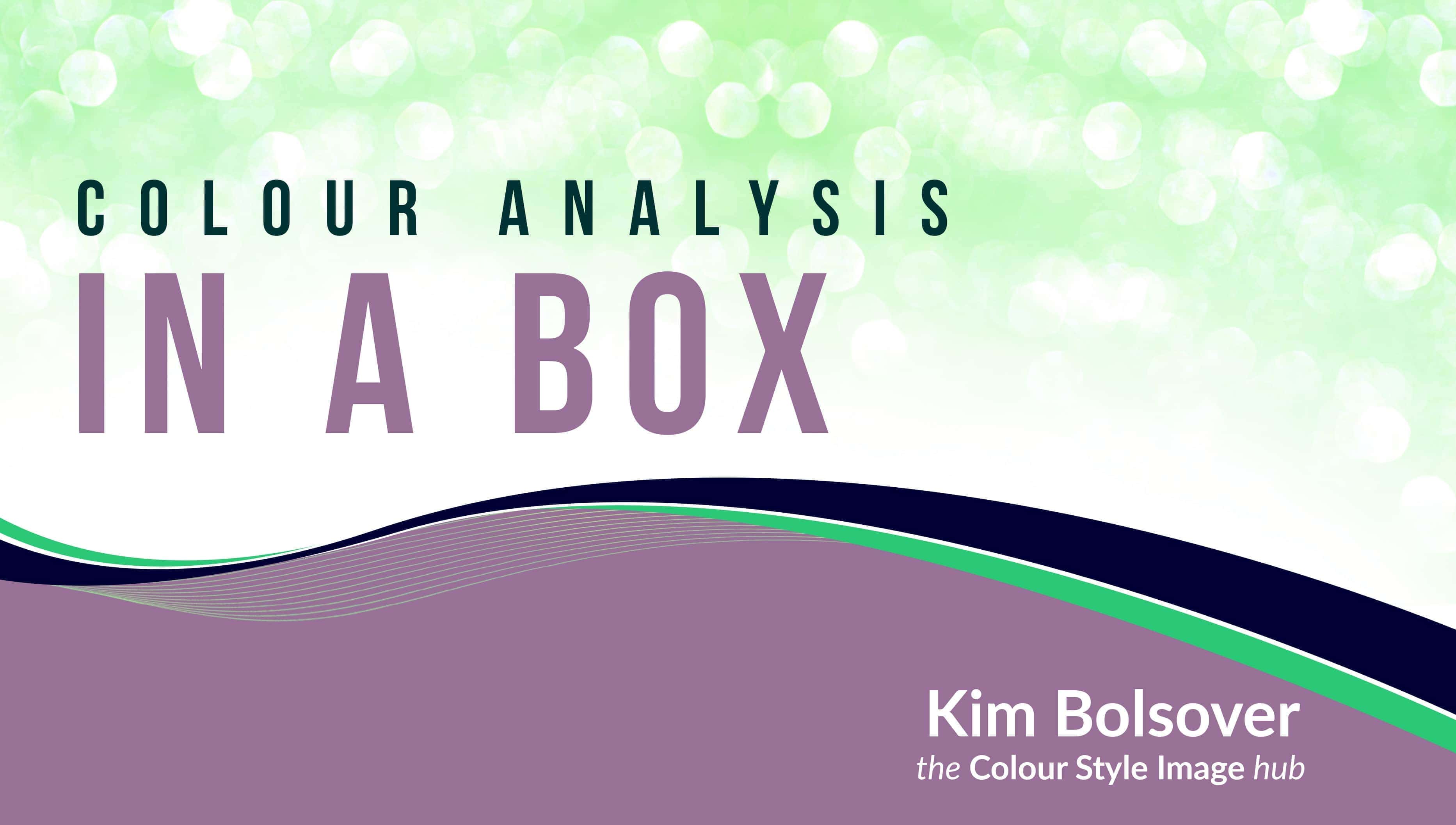colour analysis training in a box