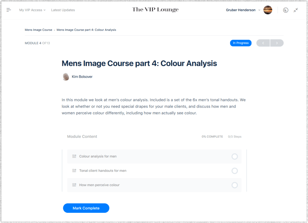 mens image course module 4